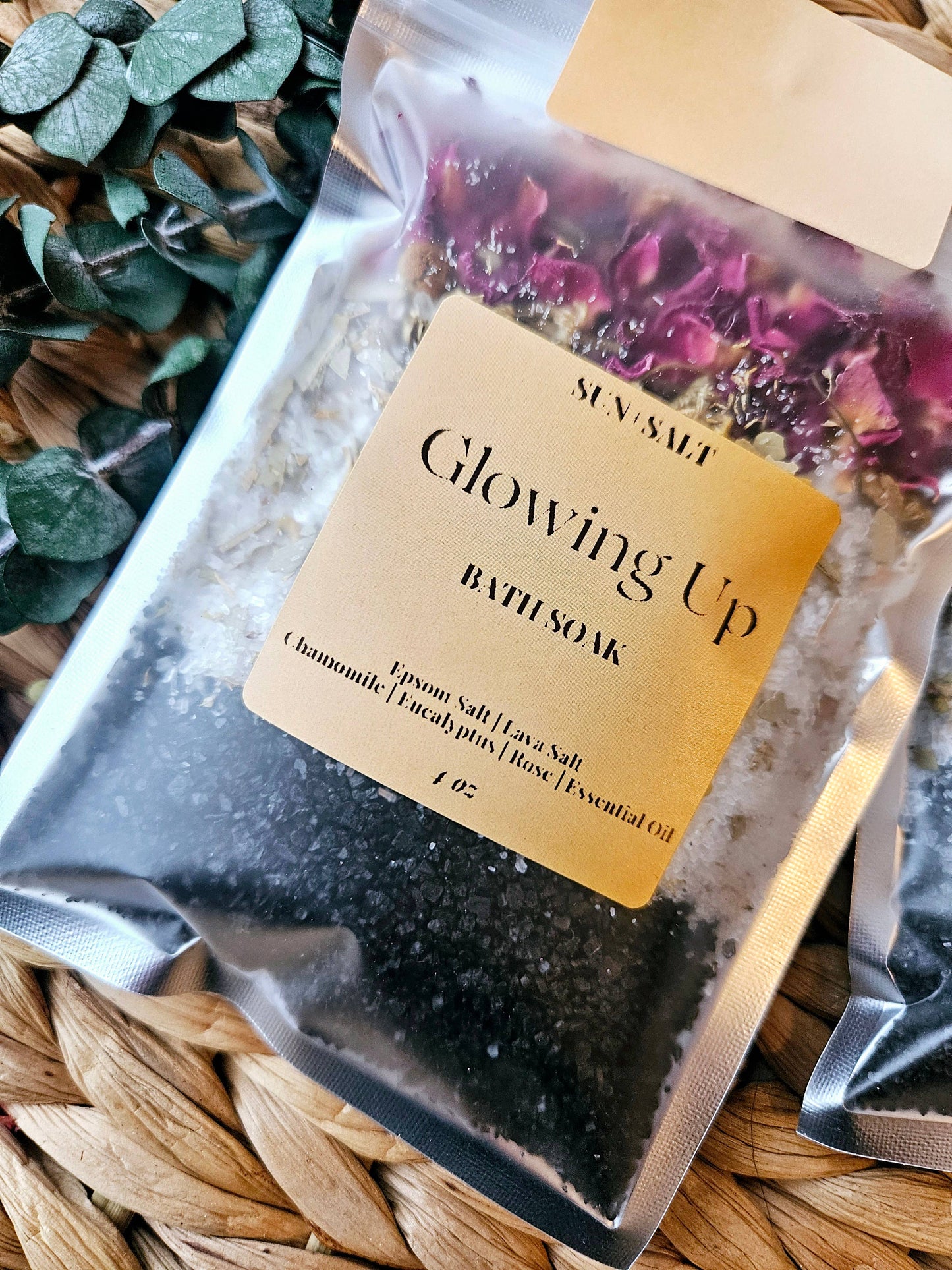 Lux&Lou - Glowing Up Bath Salt - Bath Soak - Single Use