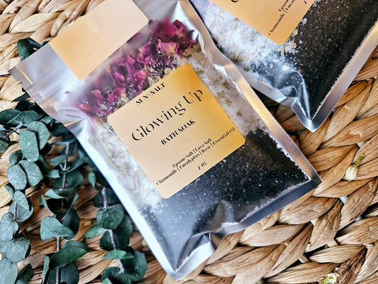 Lux&Lou - Glowing Up Bath Salt - Bath Soak - Single Use