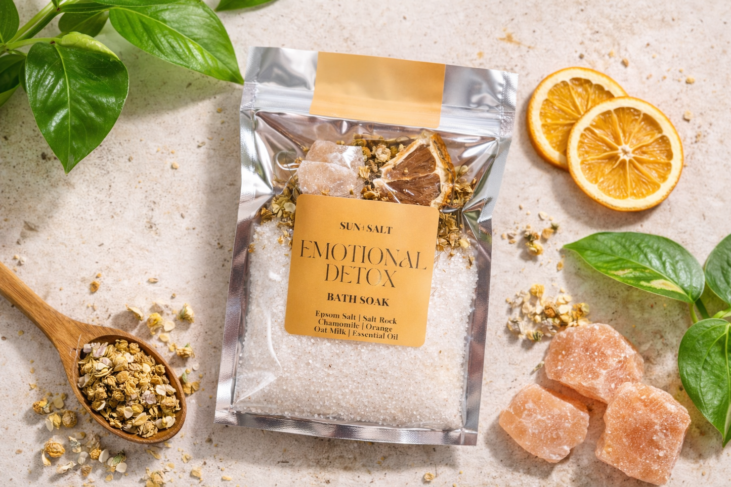 Lux&Lou - Emotional Detox Bath Soak Single Use | Spa Day | Bath Salt