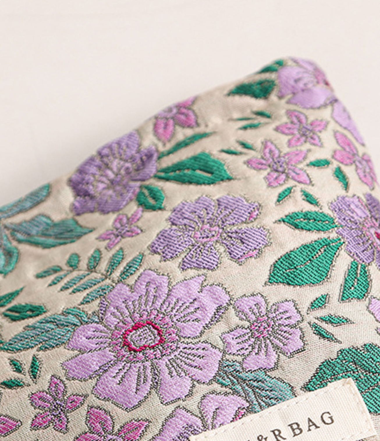 Juniper Tide - Purple Floral Cosmetic Pouch
