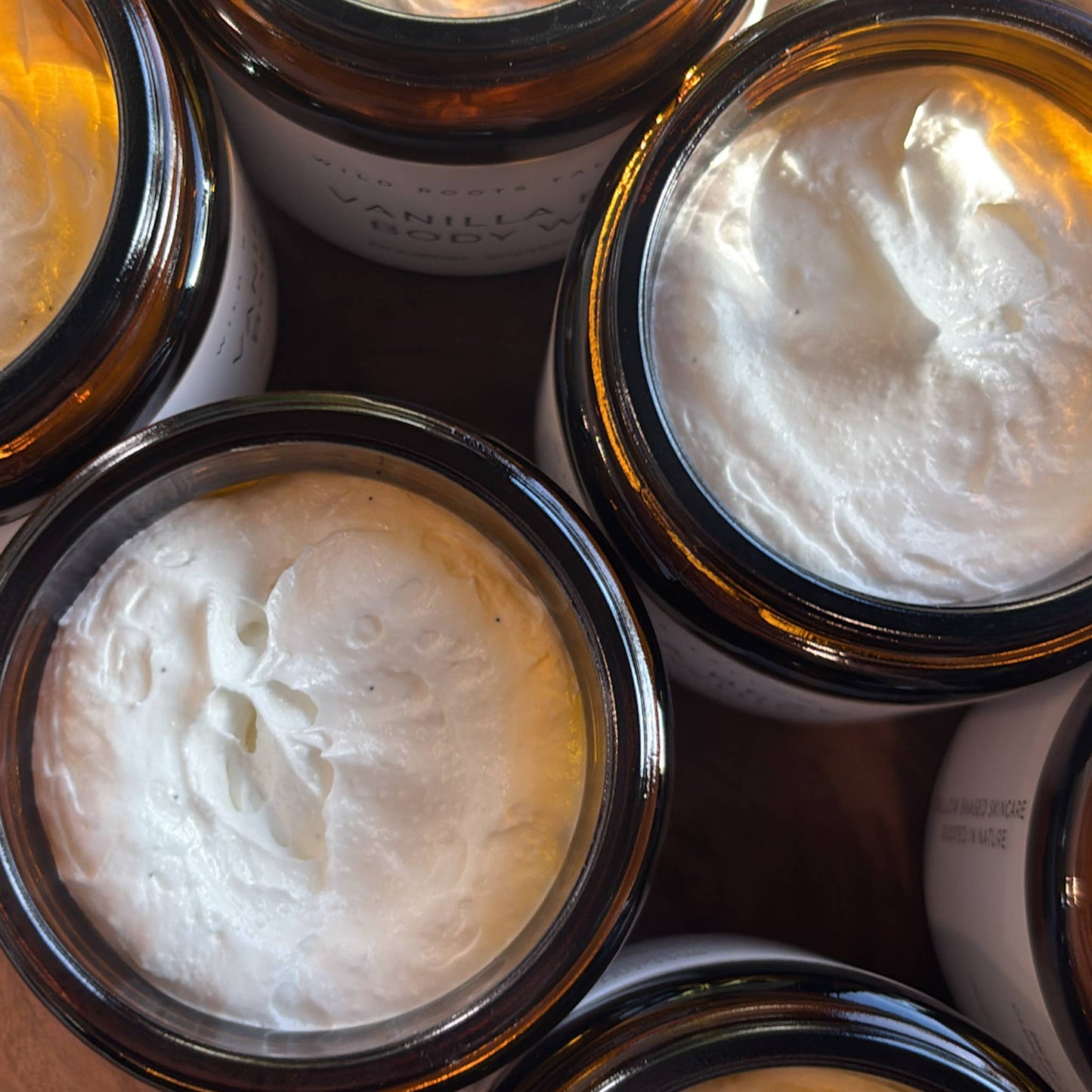 Wild Roots Tallow Co. - Vanilla Bean Infused Tallow Body Whip: 2oz