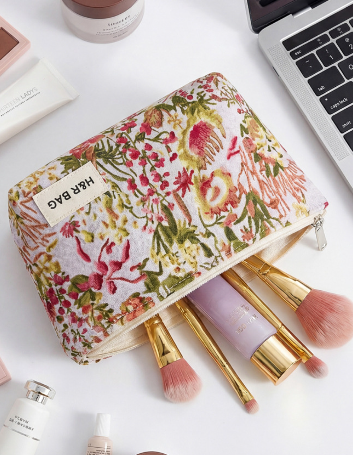 Juniper Tide - Wildflower Meadow Cosmetic Pouch